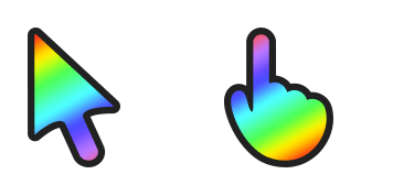 Rainbow Gradient Cursor Pack