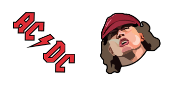 AC/DC Angus Young & Logo Animated