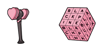 Paquete de Cursores BLACKPINK Light Stick & Rubik’s Cube