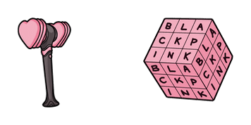 BLACKPINK Light Stick & Rubik’s Cube