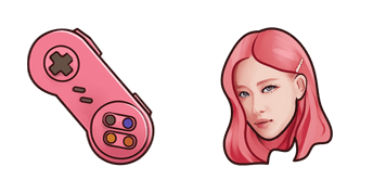 Paquete de Cursores BLACKPINK Rose & Gamepad