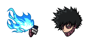 Pack de curseurs My Hero Academia Dabi & Blueflame