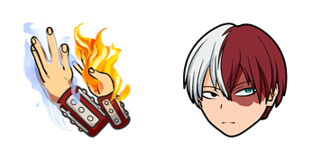 My Hero Academia Shoto Todoroki Cursor Pack