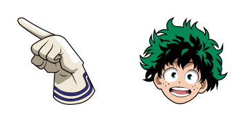 Paquete de Cursores My Hero Academia Izuku Midoriya & Glove