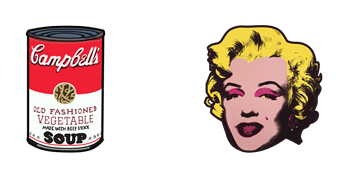 Andy Warhol Campbell’s Soup Can & The Marilyn Diptych Cursor Pack