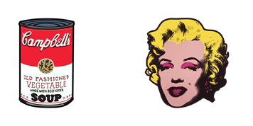 Andy Warhol Campbell’s Soup Can & The Marilyn Diptych