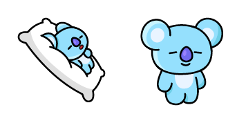 BTS BT21 Koya Sleeping Cursor Pack