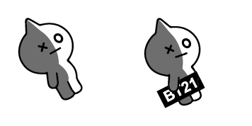 BTS BT21 Van Cursor Pack