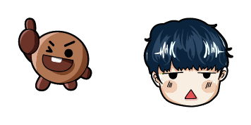 BTS Suga & Shooky Cursor Pack