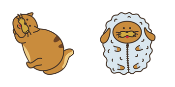 Doodle Cats Sheep Cursor Pack