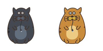 Doodle Cats USB Mouse Cursor Pack