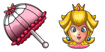 Pack de curseurs Super Mario: Princess Peach