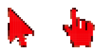 Coca-Cola Color Pixel Cursor Pack