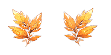 Yellow & Orange Autumn Leaves Cursor Pack