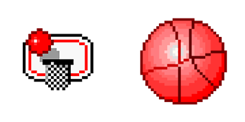 Windows 95/98 Basketball Hoop & Ball Animated