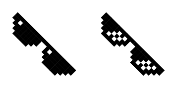 Paquete de Cursores Pixel Glasses