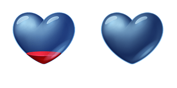 Glass Heart Animated cute cursor