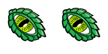 Green Dragon Eye Animated