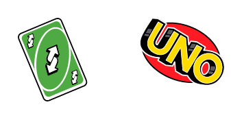 UNO Logo & Reverse Card Animated cute cursor