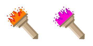 Torch Pixel Cursor Pack