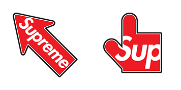 Paquete de Cursores Supreme Logo