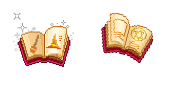 Pack de curseurs Witch Book Pixel