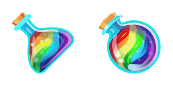 Paquete de Cursores Rainbow Potion Flasks