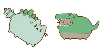 Pusheen: Crocodile Cursor Pack