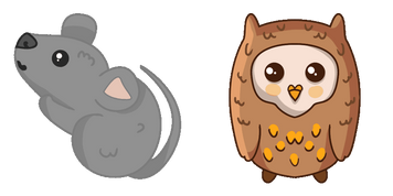 Paquete de Cursores Mouse and Owl