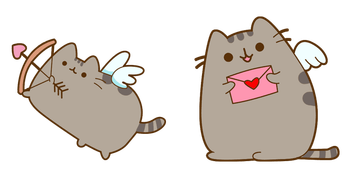 Pusheen: Cupid Cursor Pack