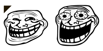 Pack de curseurs Troll face