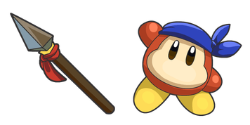 Kirby: Bandana Waddle Dee Cursor Pack