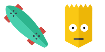 Bart Simpsons-Cursor-Paket