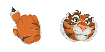 Circus Tiger cute cursor