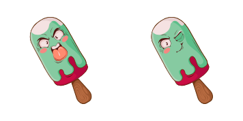 Angry Ice Cream Cursor Pack