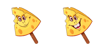 Cheese Ice Cream Cursor Pack