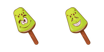 Kiwi Ice Cream Cursor Pack