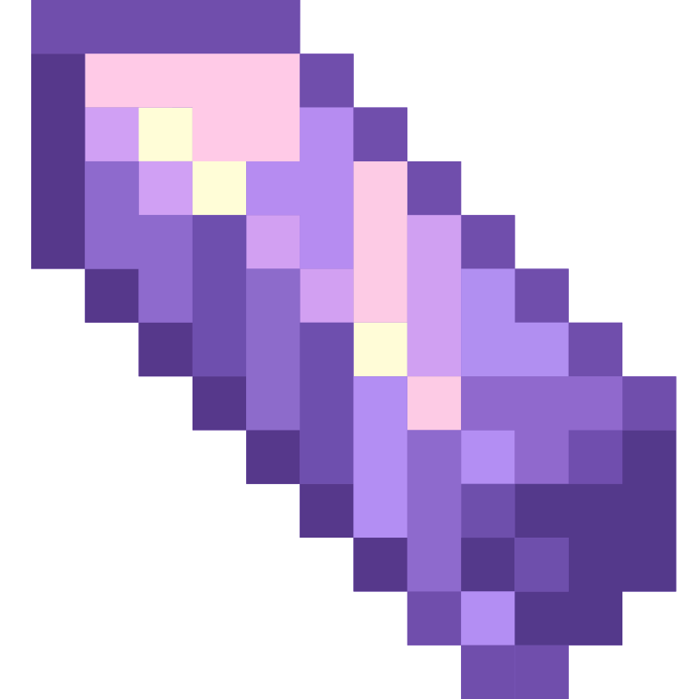 Amethyst Shard and Spyglass arrow cursor