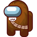 Among Us Chewbacca Character hand cursor