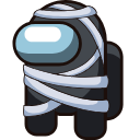 Among Us Mummy Character hand cursor