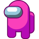 Pink Character hand cursor