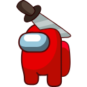 Red Character with Halloween Hat hand cursor