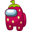 Among Us Strawberry Character hand cursor