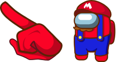 Among Us Super Mario Character