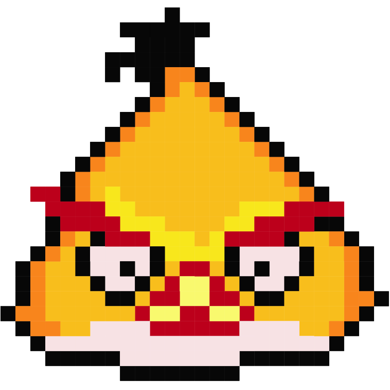 Angry Birds Pixel hand cursor