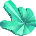 Aquamarine Texture hand cursor