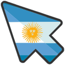 Argentina arrow cursor