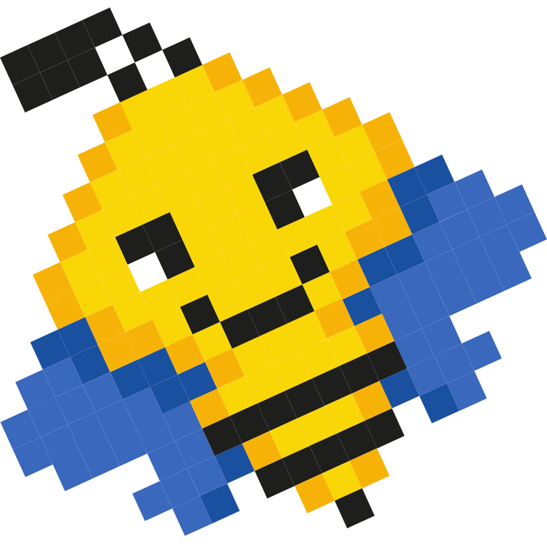 Bee Pixel arrow cursor