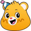 Birthday Bear arrow cursor