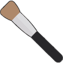 Brush and shadow arrow cursor